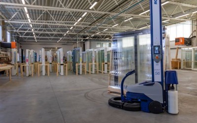 Panorama Nordic factory, sliding doors and bi-folding doors