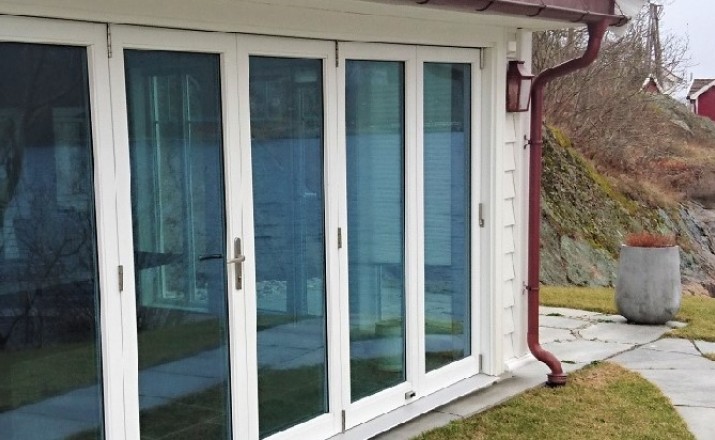Timber bi-fold doors